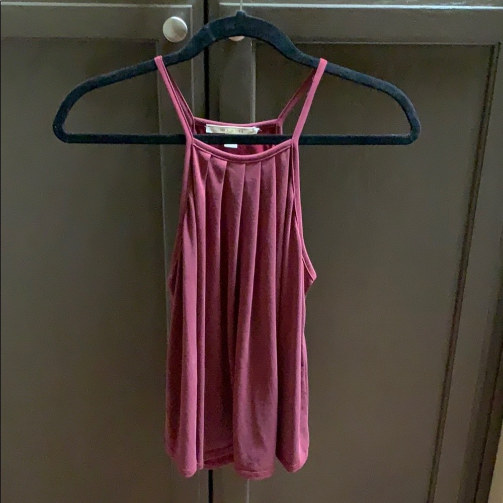 Maroon Tank top from Francescas